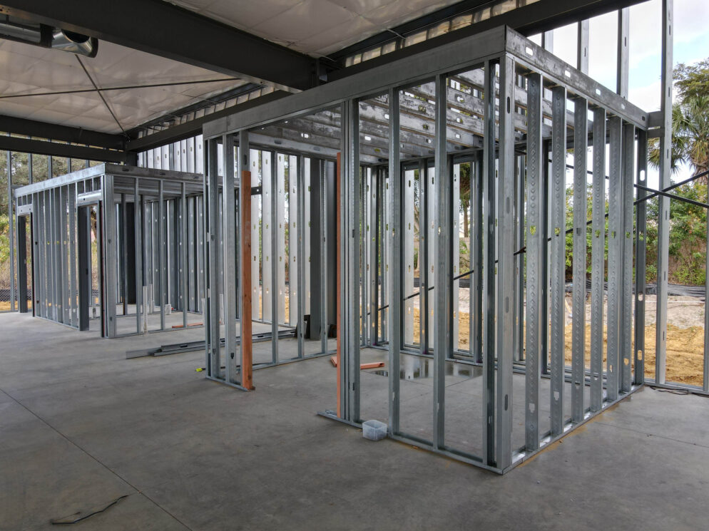 New construction commercial general contractor metal framing retail Bonita Springs