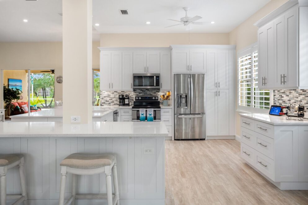 Naples residential custom kitchen renovation cabinetry