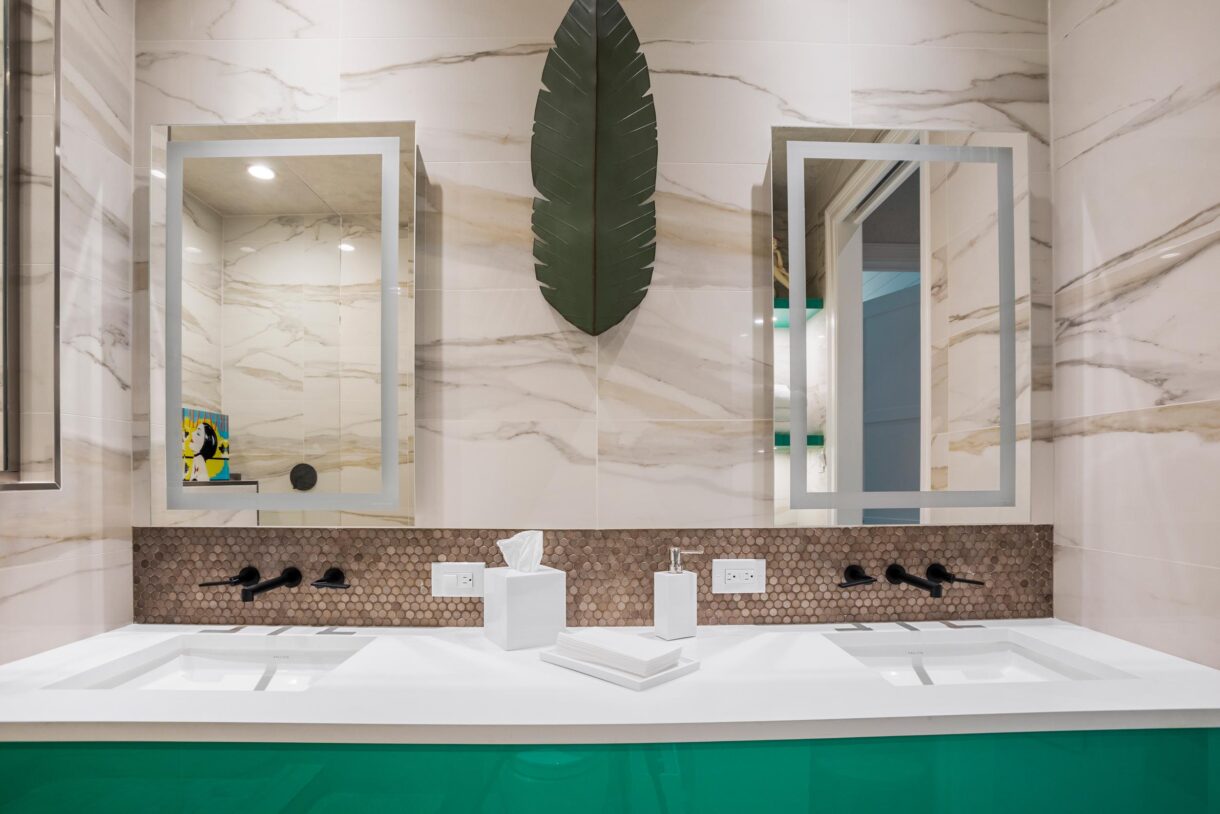 Naples residential luxury master shower bathroom renovation Gulf Shore