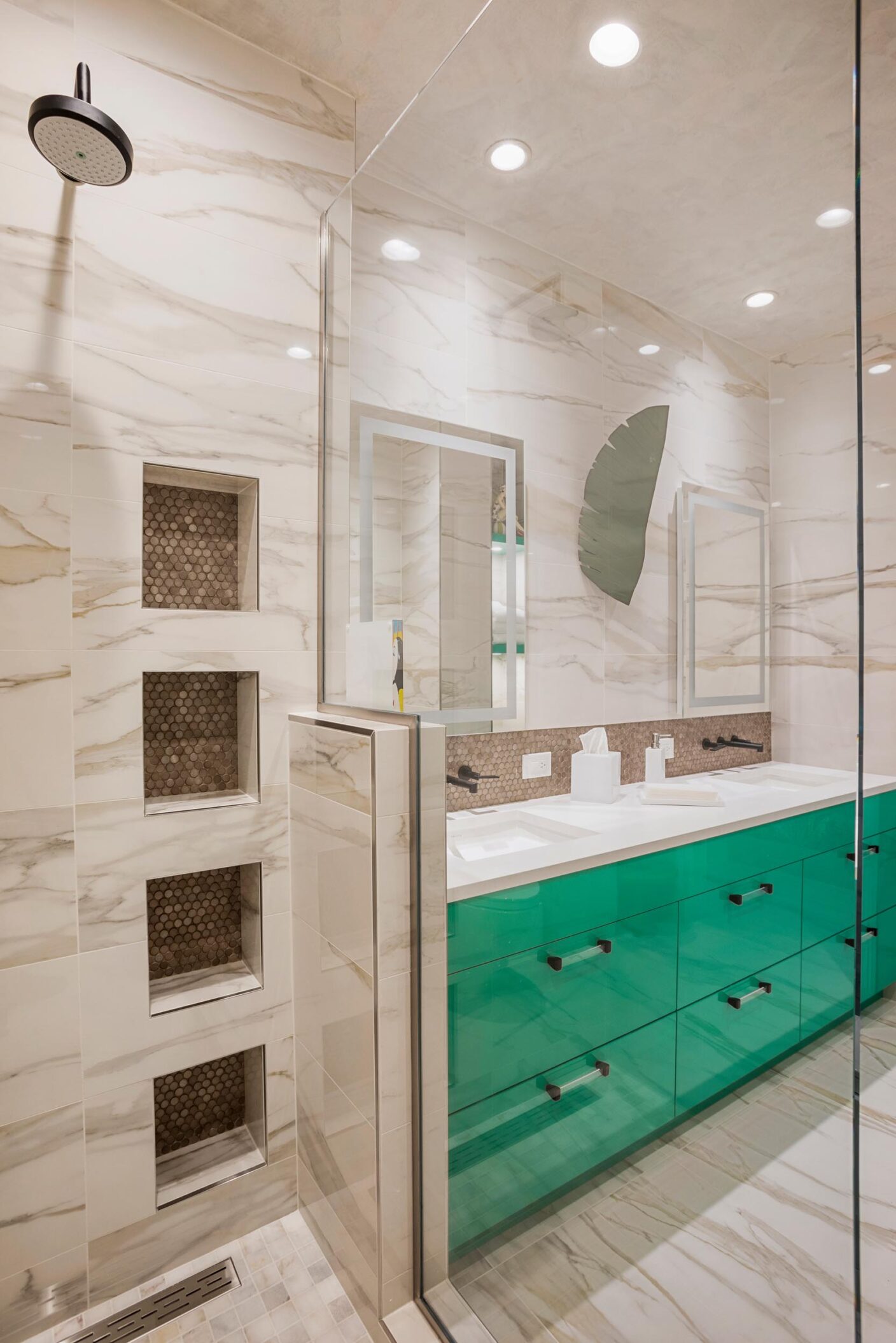 Naples residential luxury guest bathroom renovation Gulf Shore
