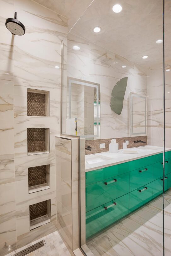 Naples residential luxury guest bathroom renovation Gulf Shore