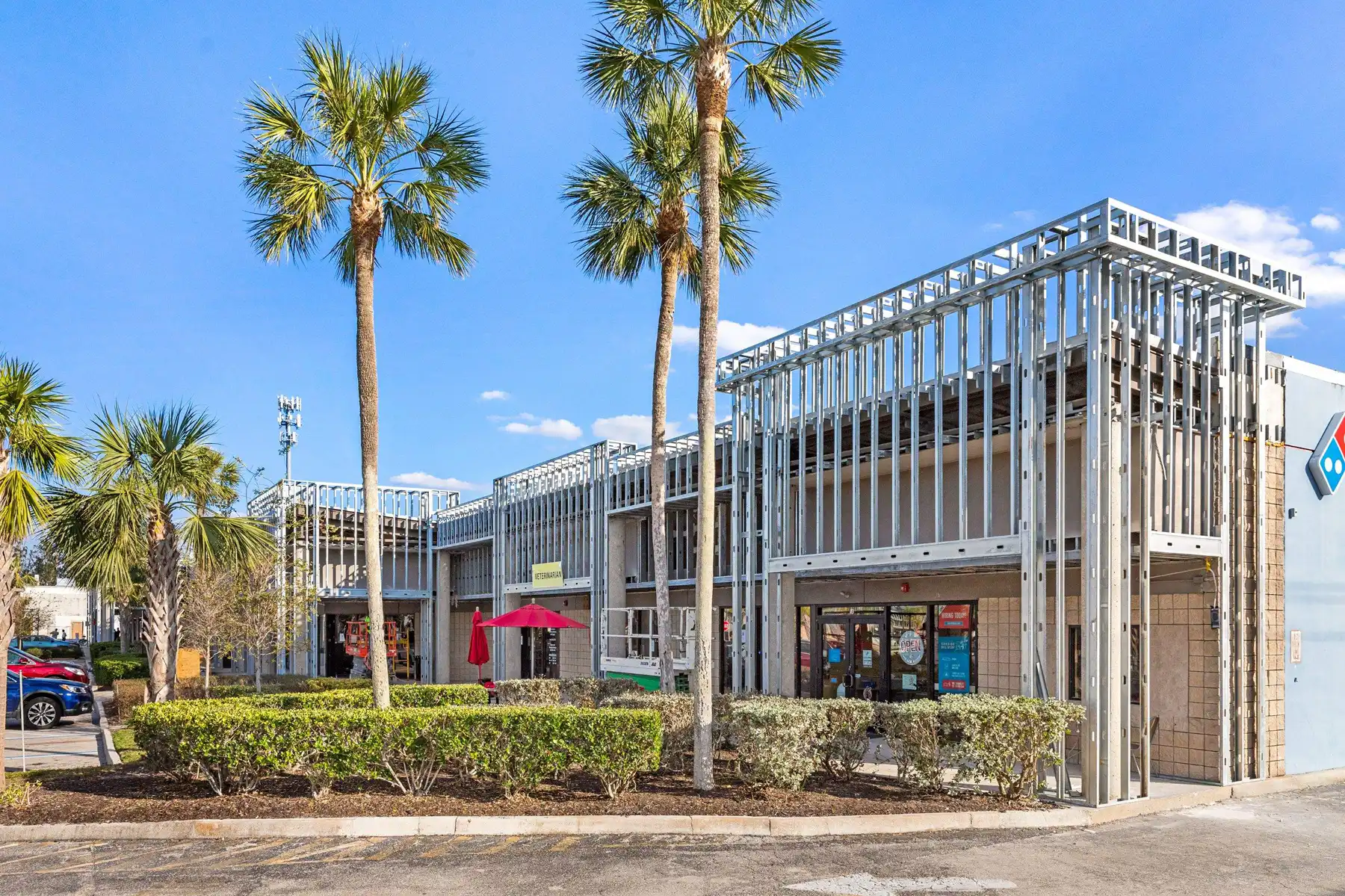 Shopping center renovation in Naples, FL