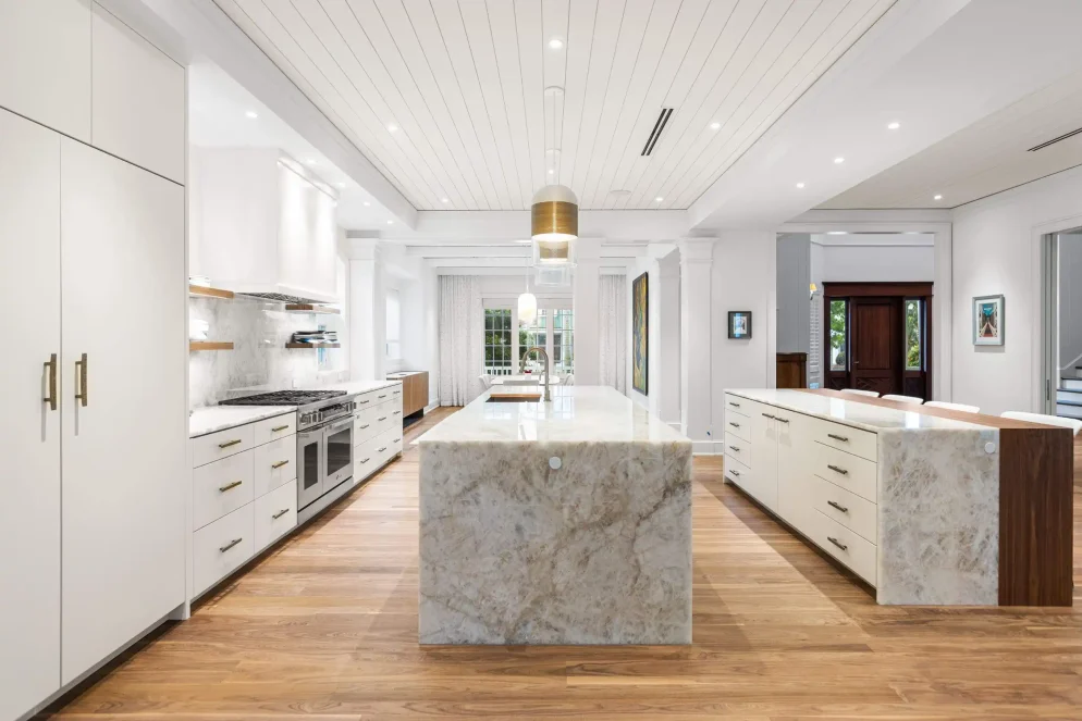 Old Naples high end kitchen within a custom home