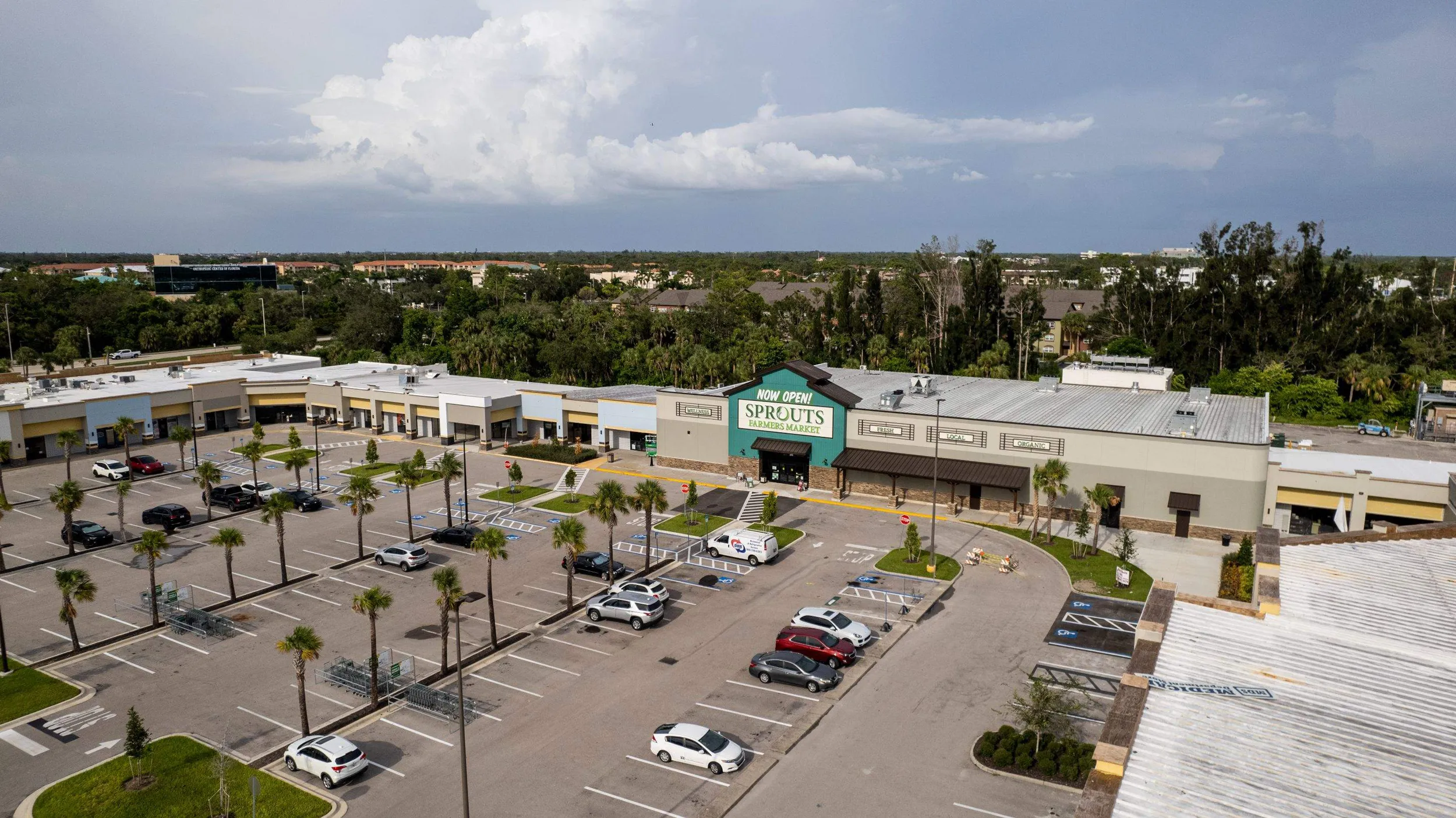 College Parkway Facade Renovation Aerial View Six