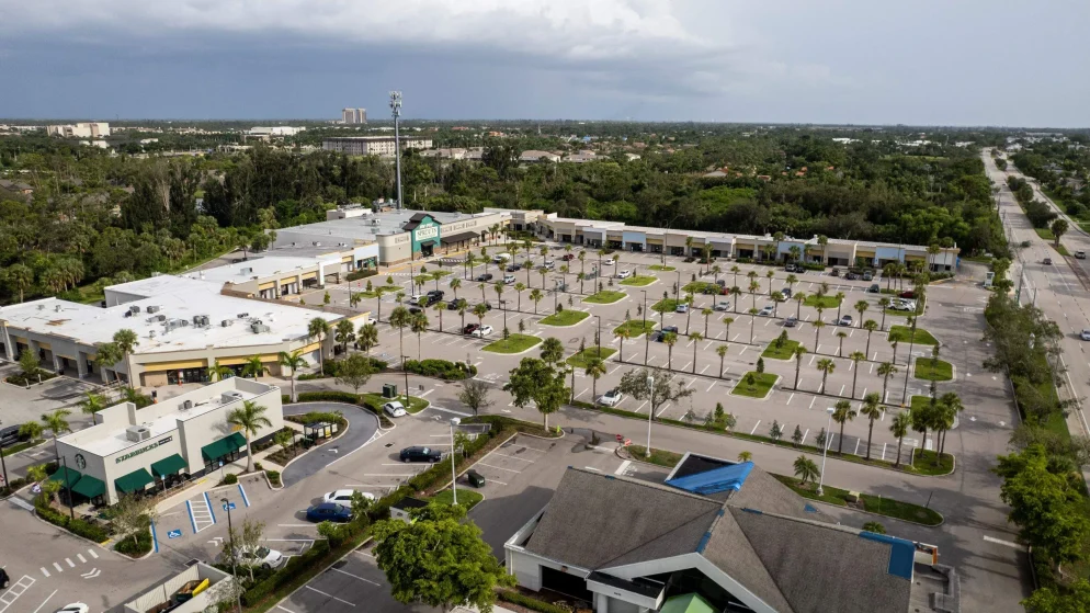 College Parkway Facade Renovation Aerial View Four