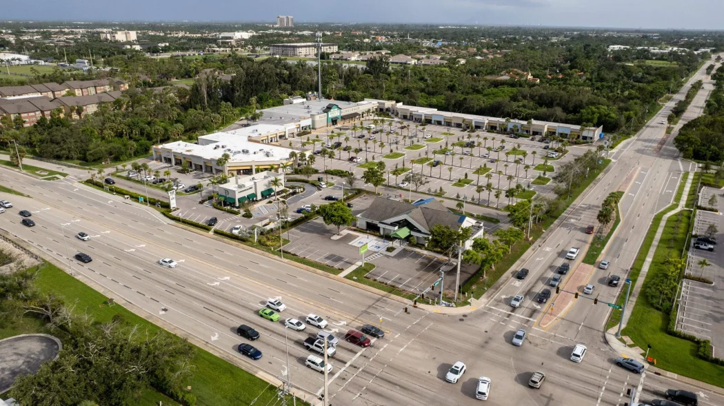 College Parkway Facade Renovation Aerial View Three