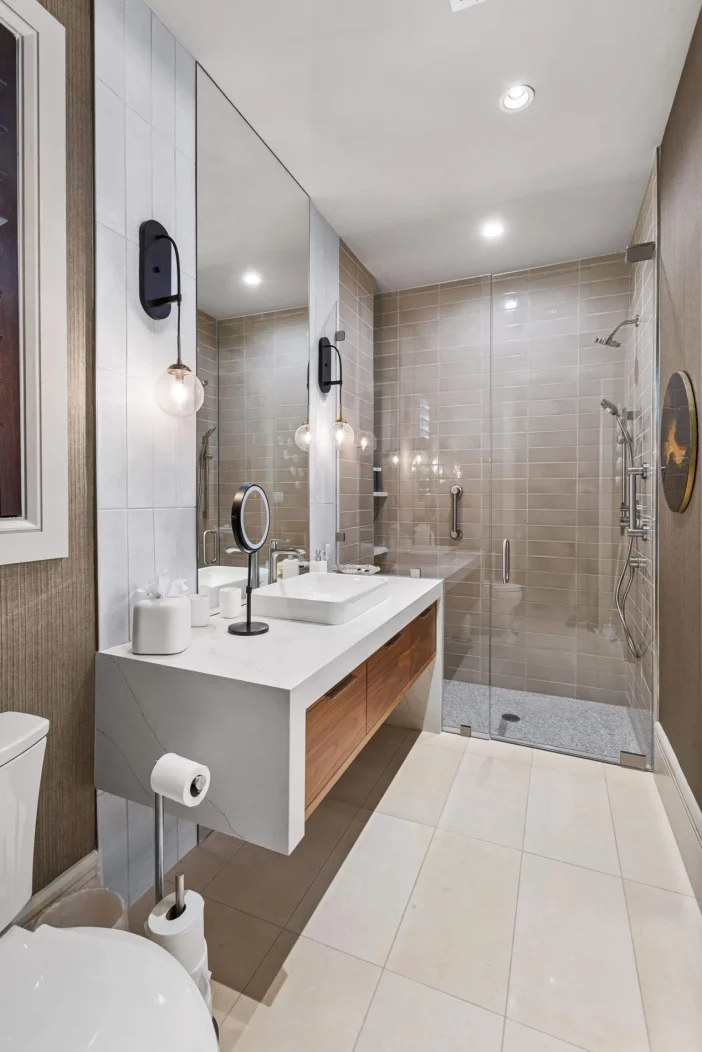 Luxury bathroom remodel in the Park Shore community of Naples, FL