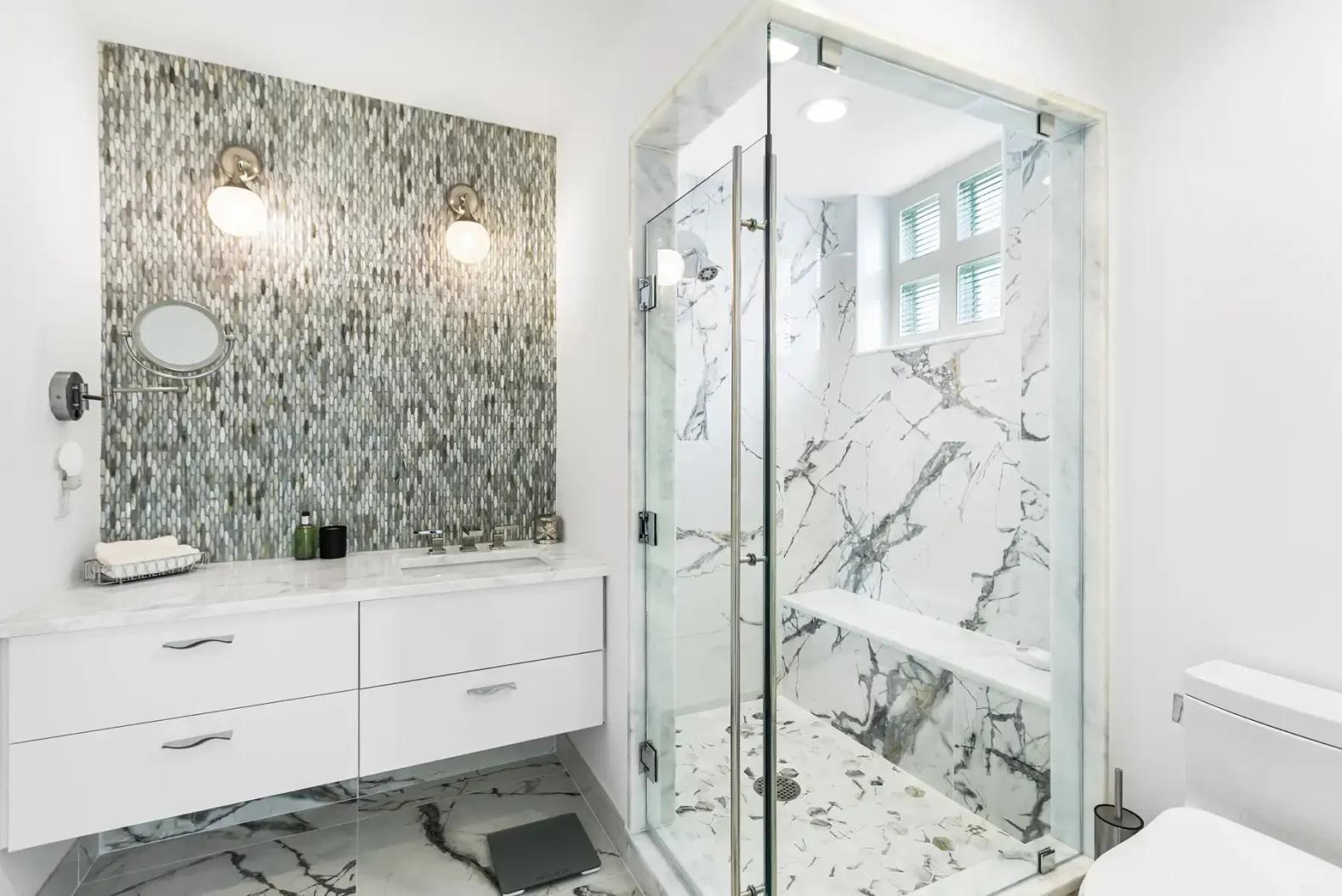 Luxury shower and bathroom remodel on Gulfshore Blvd in Naples, FL